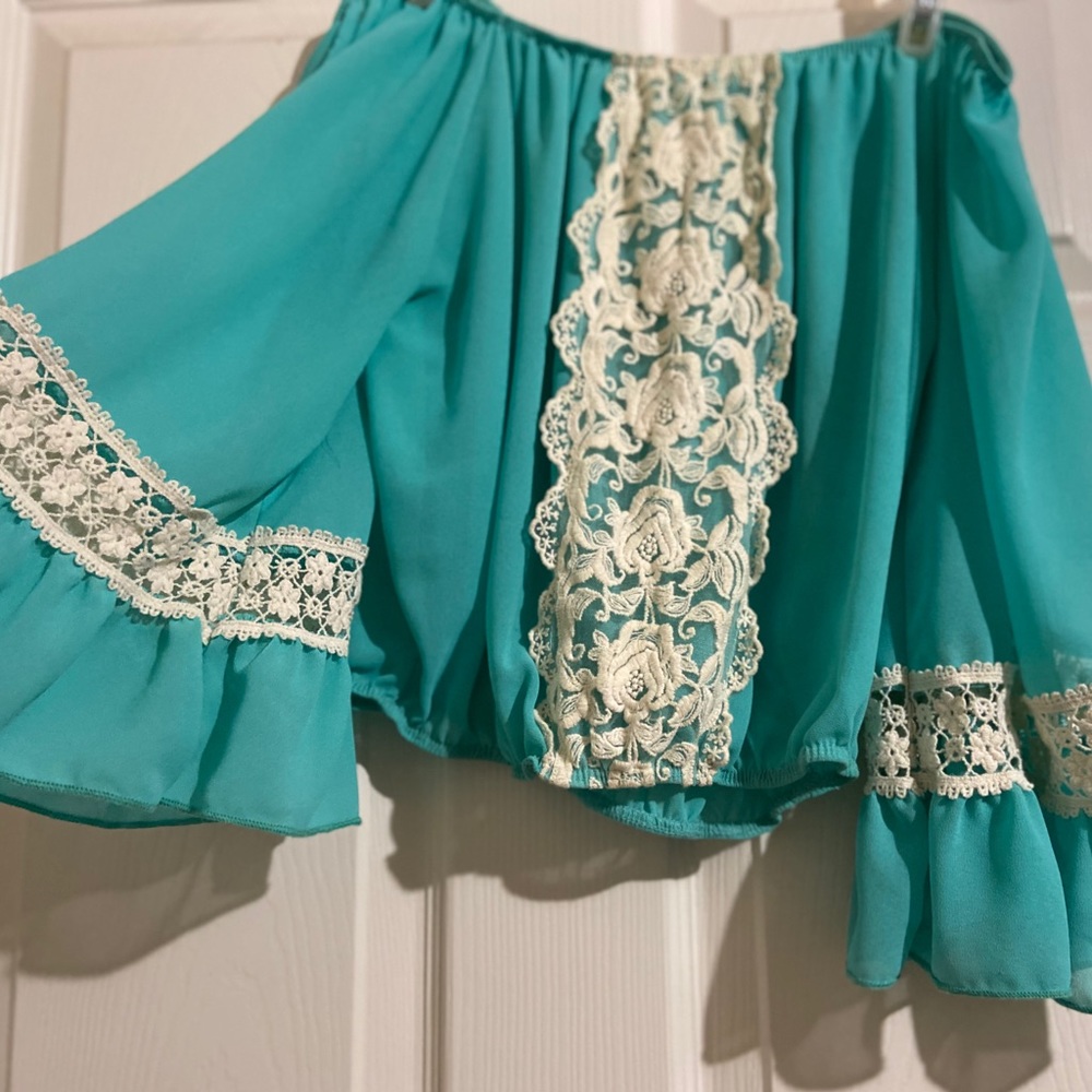 Spring elastic off shoulder casual crop